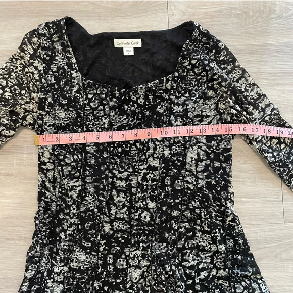 Coldwater Creek fit and flare dress size 6 whimsigoth fairy grunge - Picture 8 of 10